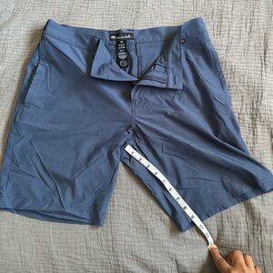 Travis Mathew Navy Golf Shorts 9”